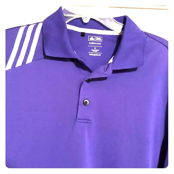 adidas purple polo